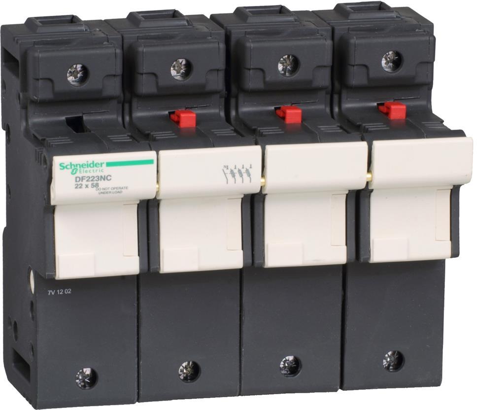 Разединител стопяем предпазител TeSys DF 3P+N 125A 22X58 mm SE, SCHNEIDER ELECTRIC НИСКО НАПРЕЖЕНИЕ, DF223NC