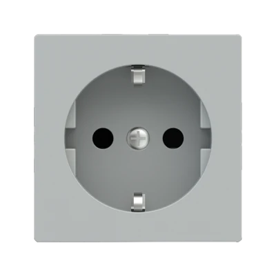 Лицев панел за контакт шуко 55x55 Fenix Grey Ephesus EKINEX, EK-PSC-DE-FGE