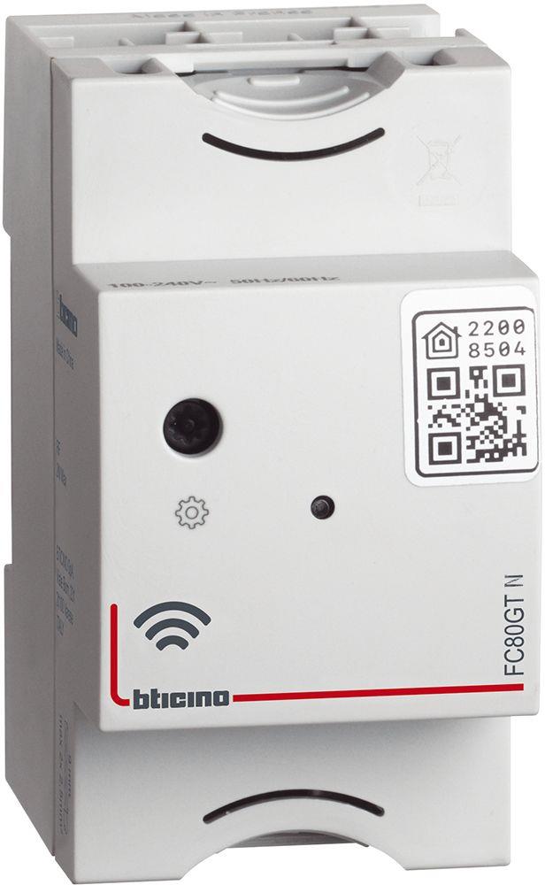 Smart Gateway за DIN монтаж 2,5 мод. Bticino с Netatmo, NETATMO с LEGRAND & BTICINO, FC80GTN
