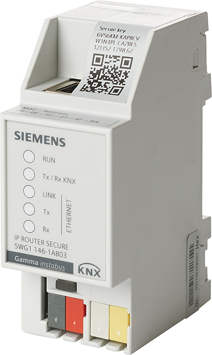 Системен разширител IP рутер N146/03 2DIN KNX Siemens, 5WG1146-1AB03