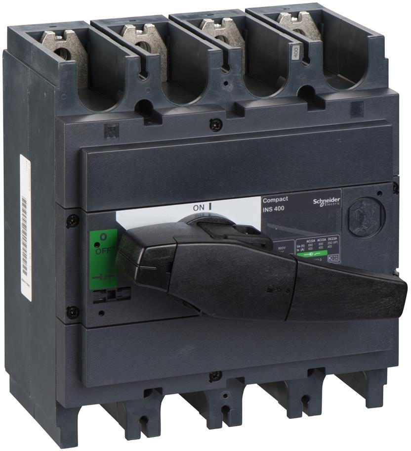 Товаров прекъсвач INS400 4P 400A с ръкохватка SE, SCHNEIDER ELECTRIC НИСКО НАПРЕЖЕНИЕ, 31111