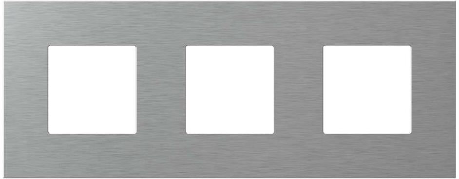 Рамка 2+2+2 мод. цвят Сребро мат Modul Edge TEM, OG26MAM