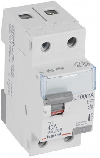 ДТЗ 2P 40А 100mА серия TX3 ID тип AC Legrand, LEGRAND НИСКО НАПРЕЖЕНИЕ, 411520