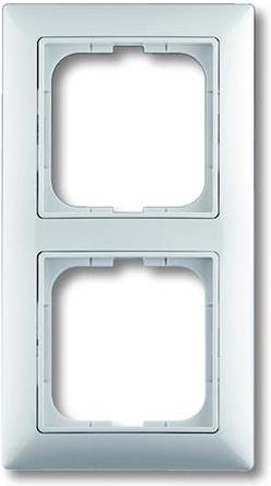 Рамка 2х цвят БЯЛ Basic 55 ABB, 2CKA001725A1480