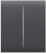 Лицев панел за Smart ключ сериен централен, графит, CenterButton Ajax, AJAX, 46028.140.GP