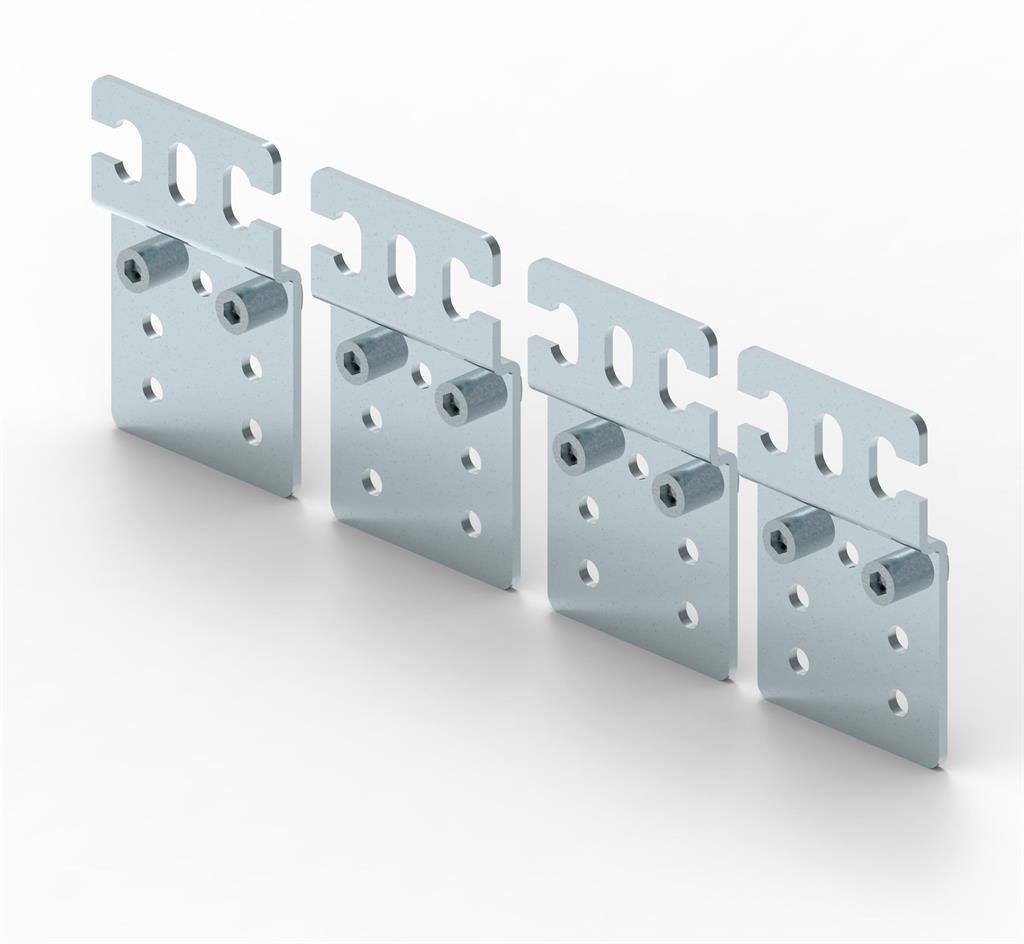 Set of 4 lugs for wall mounting for XL3S 160 surface mounting cabinets, LEGRAND НИСКО НАПРЕЖЕНИЕ, 337400
