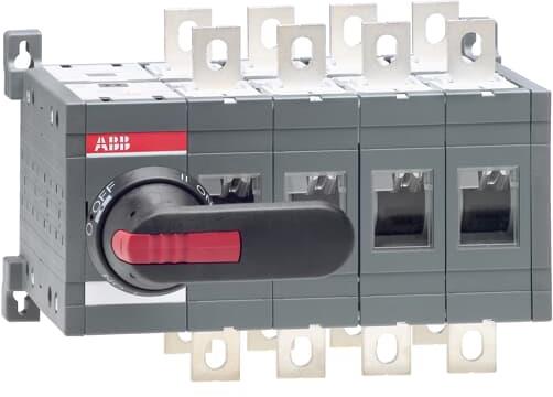 Разединител OT315E04CP 315А 4P I-0-II с ръкохватка ABB, 1SCA022775R7150