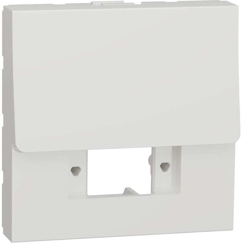 Лицев панел 45х45мм за 1х SCS/LCD оптика 2 мод. цвят Бял Unica SE, SCHNEIDER ELECTRIC, NU943918