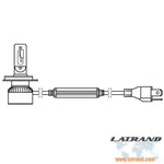 АВТОМОБИЛНА LED ЛАМПА 64193DWXTR H4 LED 3год 13/13W 12V P43T FS2 OSRAM