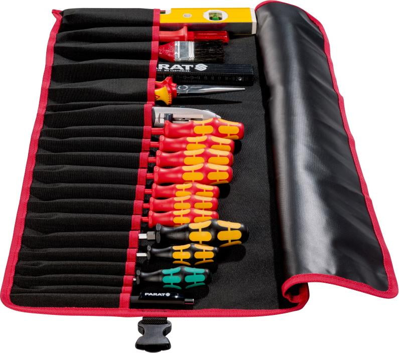 Калъф с пластмасова закопчалка BASIC Roll-Up Case 20 Ш74x33x0,5см синтетичен текстил 20 джоба PARAT, 5990829991