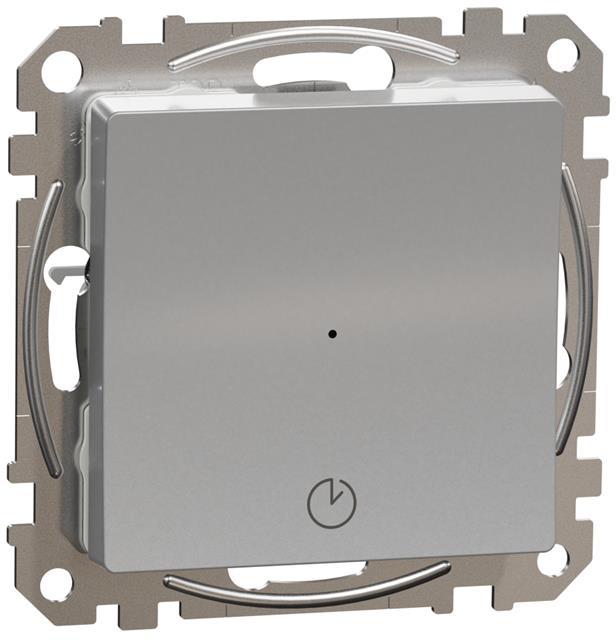 Ключ с таймер 1s-24h 10A цвят Алуминий Sedna SE, SCHNEIDER ELECTRIC, SDD113508
