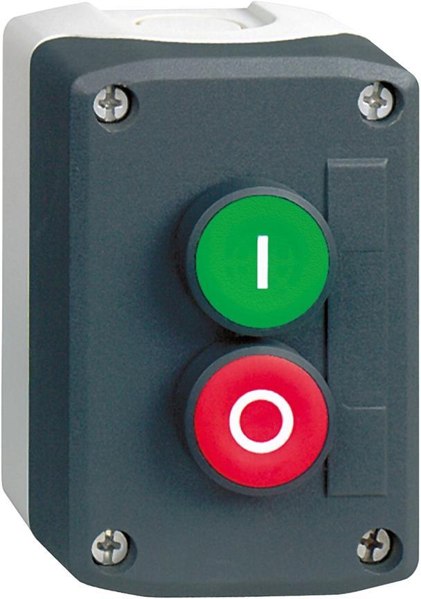 Бутониера с 2 бутона - зелен I | червен 0 SE, SCHNEIDER ELECTRIC НИСКО НАПРЕЖЕНИЕ, XALD213
