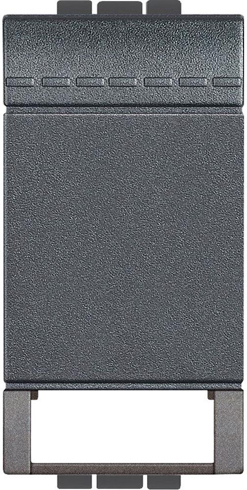 Лицев панел с етикет 1 мод. цвят Антрацит LL Bticino , BTICINO, L4911TN