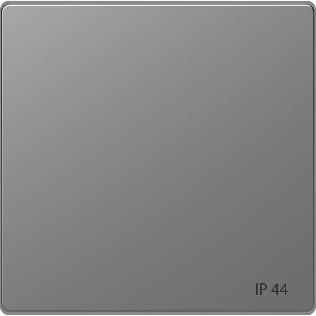 Лицев панел за ключ/бутон IP44 цвят Неръждаема стомана System Design Merten SE, SCHNEIDER ELECTRIC, MEG3304-6036