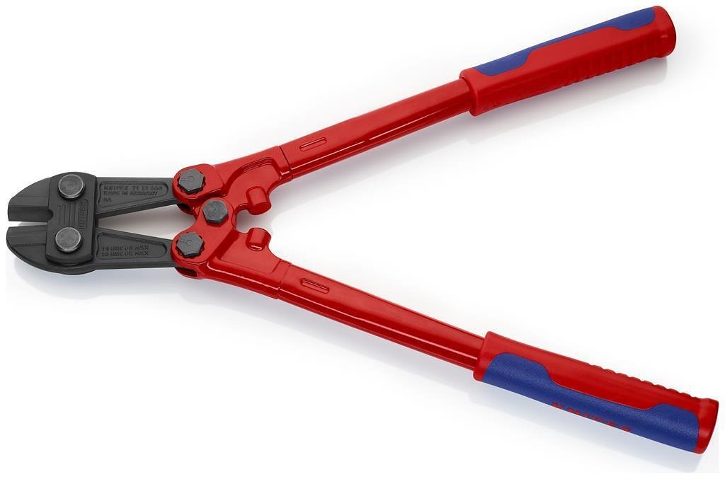 Ножици за рязане на арматура, синьо-червена ръкохватка 460мм, Knipex - K7172460