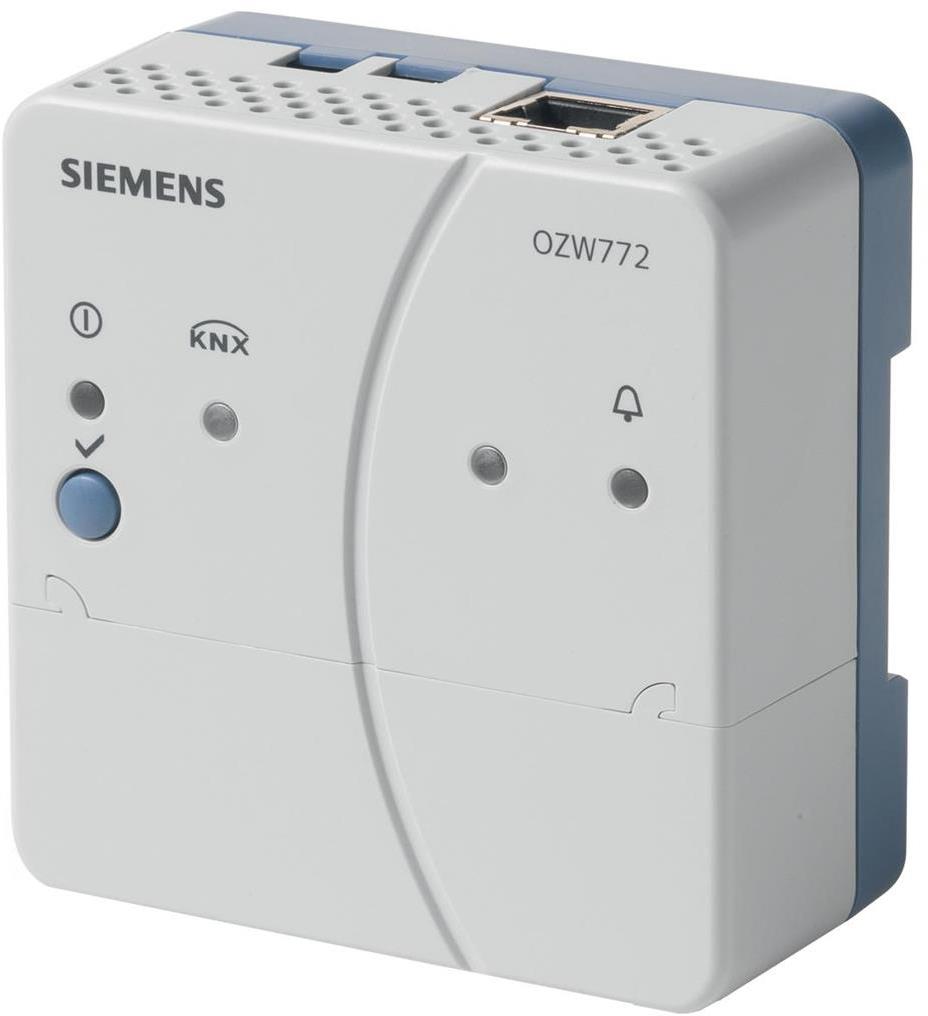 Системен интерфейс Web сървър OZW772 16x Synco или KNX устройства Siemens, OZW772.16