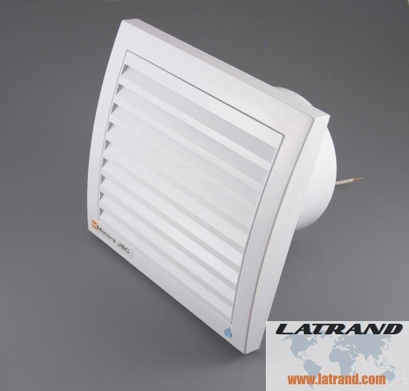 ВЕНТИЛАТОР ММ-100 КВАДР+КЛАПА 100mm, 11W, 105m3/h, 230V - E040010005, MMotors