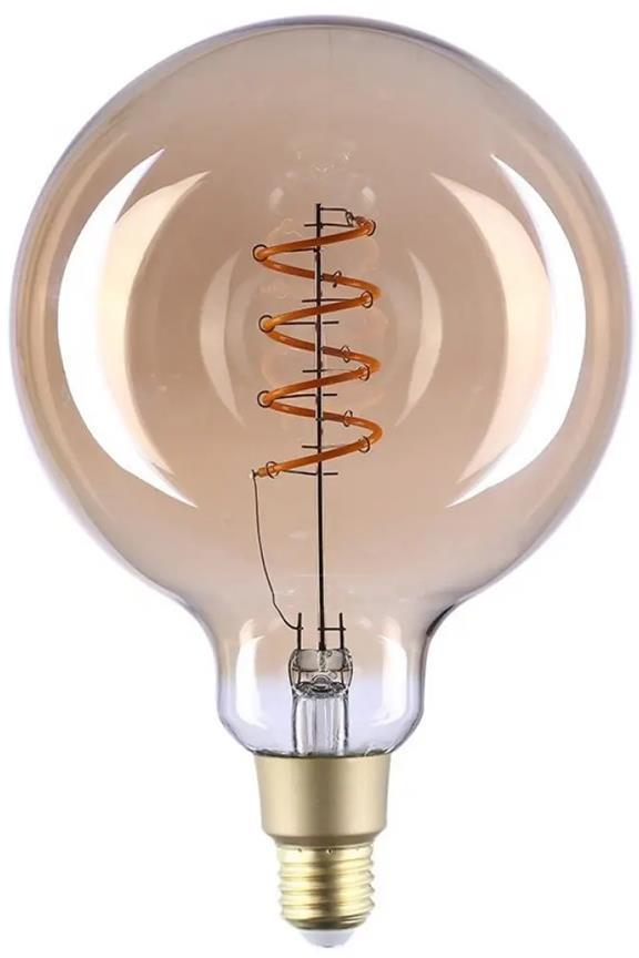 Лампа LED 4W 2700K E27 G125 260lm 340° димируема 17000h Shelly Vintage - 262108 /до изчерпване/, ЛИКВИДАЦИЯ, Shelly Vintage G125