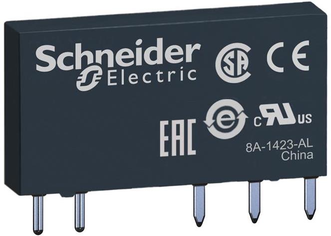 Реле интерфейсно RSL 24 VDC, 6A, 1 превключващ контакт, монтаж в цокъл SE, SCHNEIDER ELECTRIC НИСКО НАПРЕЖЕНИЕ, RSL1AB4BD