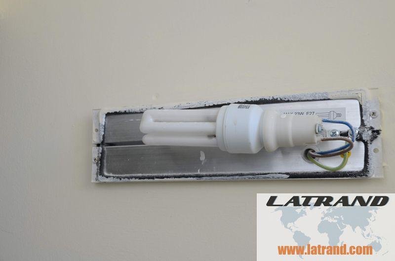ПВТ АРИА IP 54 Е27 23 W инокс, 5203, АТРА