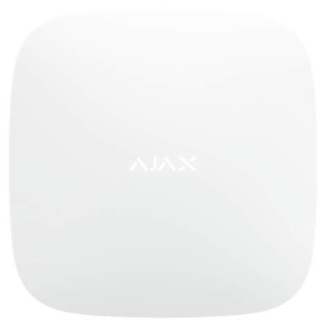 Безжичен контролен панел, LAN и 2G, бял, Hub Ajax, AJAX, 38237.01.WH1