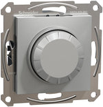 Димер ротативен R=3-370W LED=3-200VA цвят Алуминий Asfora SE, SCHNEIDER ELECTRIC, EPH6800161