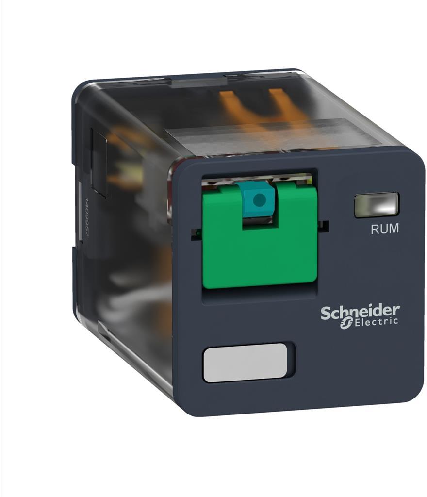 Реле интерфейсно RUM 220 VDC, 10A, 3 превключващ контакт, LED, монтаж в цокъл SE, SCHNEIDER ELECTRIC НИСКО НАПРЕЖЕНИЕ, RUMC31MD