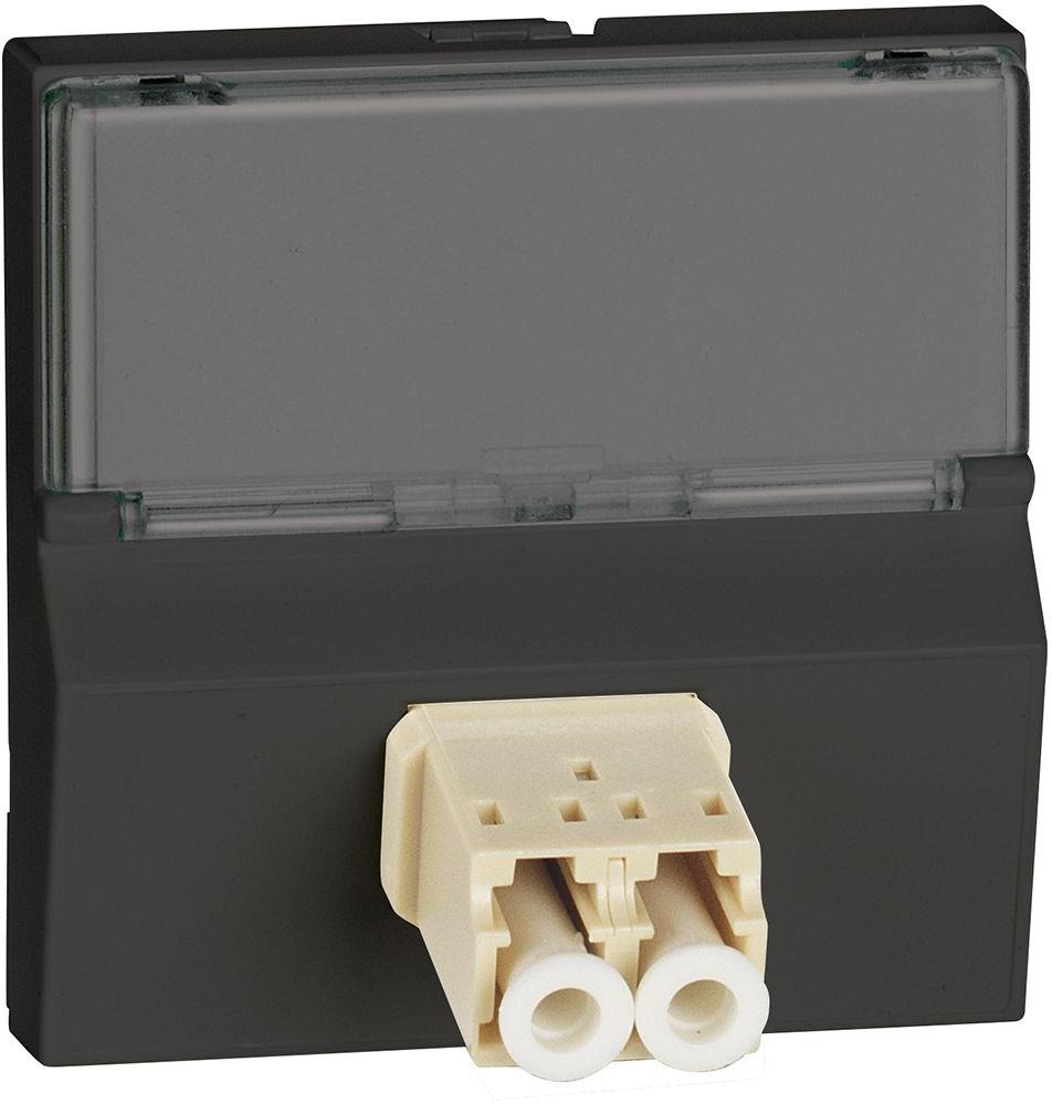 Розетка оптична 1xLCD 2 мод. цвят Графит Light Now Bticino, BTICINO, YD4268LC