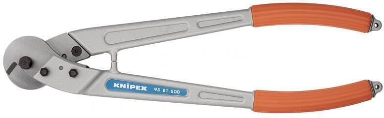 Ножици за рязане на стоманена тел до Ø16мм, жълта ръкохватка 600мм, Knipex - K9581600