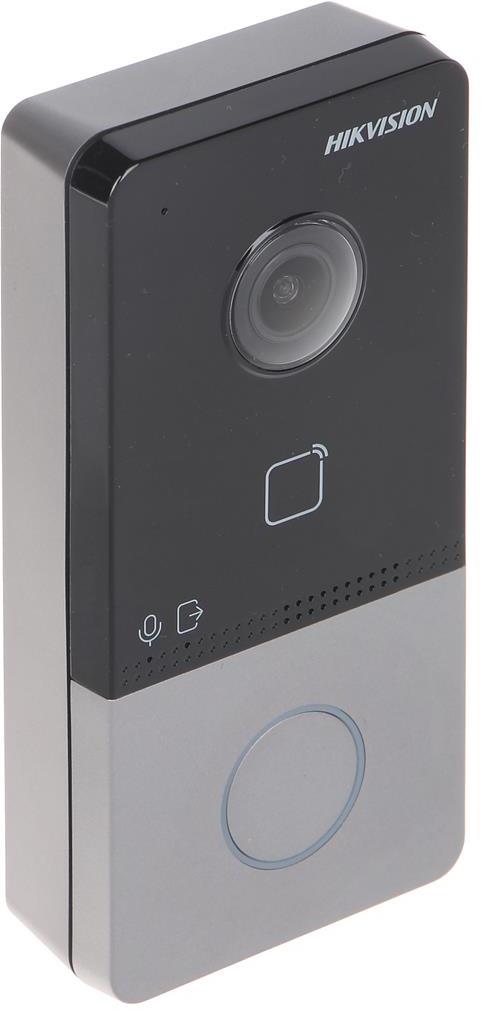 Видео входен панел 1x за открит монтаж, пластмасов корпус IP65, RFID и Wi-Fi, IP система, Hikvision, HIKVISION - домофонни системи, DS-KV6113-WPE1