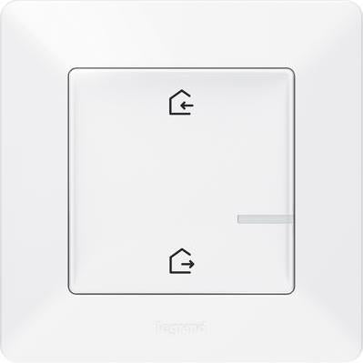 Сценариен ключ БЕЗжичен излизам/прибирам се Smart Valena Life Бял с рамка Legrand с Netatmo, NETATMO с LEGRAND & BTICINO, 752186