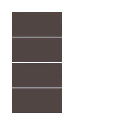 Лицев панел за 4 бутона 30x15 20venti Fenix Cocoa Orinoco EKINEX, EK-T4R-20-FCC