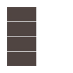 Лицев панел за 4 бутона 30x15 20venti Fenix Cocoa Orinoco EKINEX, EK-T4R-20-FCC