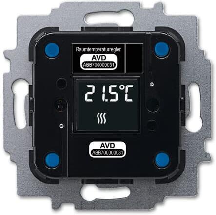 Термостат за отопление и охлаждане -5…+45 °C RTC-F-1-WL безжичен free@home ABB, KNX, 2CKA006200A0081
