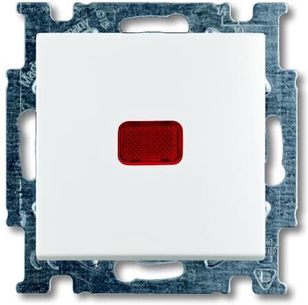 Девиаторен ключ с индикация цвят БЯЛ Basic 55 ABB, 2CKA001012A2143