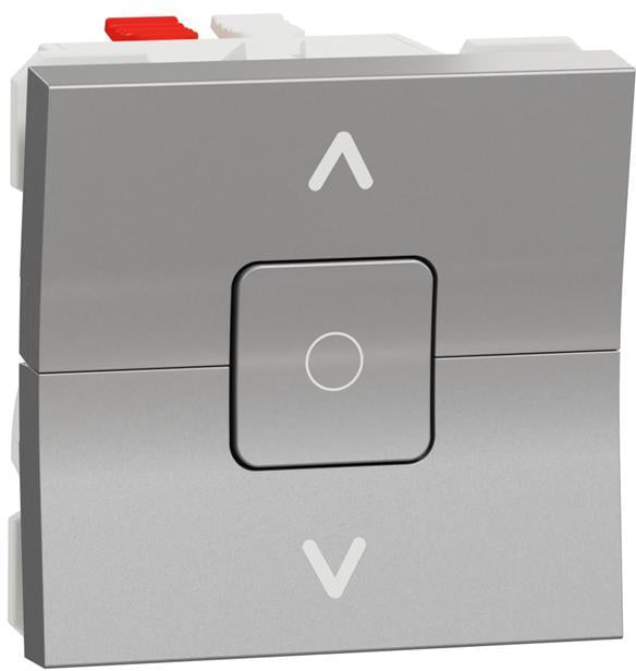 Ключ за щори 2 мод. цвят Алуминий Unica SE, SCHNEIDER ELECTRIC, NU320830