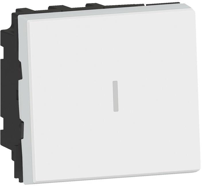 Кръстат ключ 2 мод. цвят бял Easy-Led Mosaic NEW Legrand, LEGRAND, 77021L