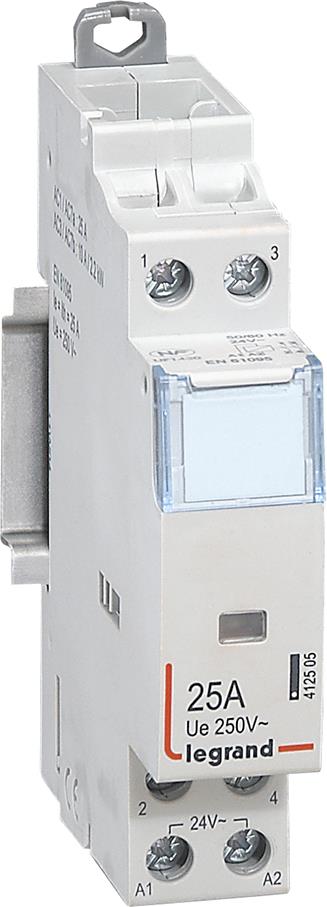 Модулен контактор CX3, 25А 2NO 24Vac 1 модул Legrand, LEGRAND НИСКО НАПРЕЖЕНИЕ, 412505