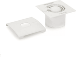 Вентилатор SILENTIS10 ф100мм, цвят Бял, 98м3/ч, 15W, 37dB комплект с клапа CATA - C01070000