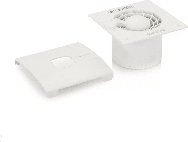 Вентилатор SILENTIS10 ф100мм, цвят Бял, 98м3/ч, 15W, 37dB комплект с клапа CATA - C01070000