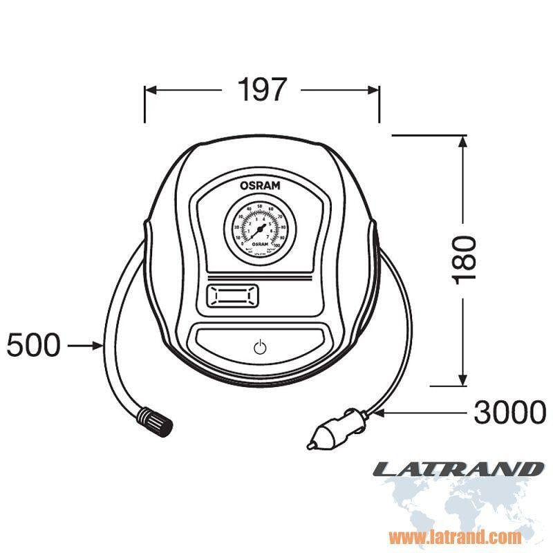 КОМПРЕСОР OTI200 TYREINFLATE OSRAM