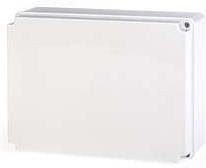 Кутия 300х220х120мм IP56, UV, плътни стени, затваряне с винт, серия Scabox Scame-686.209