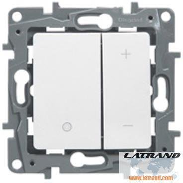 Бутонен димер 3-75W LED и 3-400VA 230V товар и всички трафове цвят бял Niloe Legrand - 665114