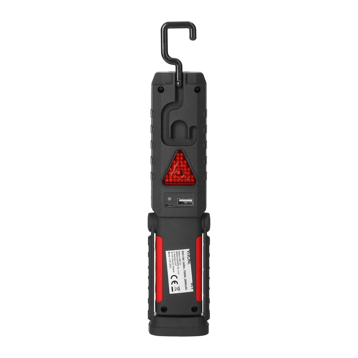 Акумулаторна LED COB работна светлина 3W+1W LED 2800mAh с powerbank - WL-5, VIRONE