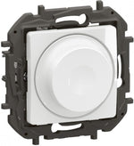 Димер ротативен R=5-300W L=5-300VA LED=5-75VA цвят Бял Niloe New Legrand, LEGRAND, NP2411WH