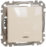 Девиаторен ключ с подсветка цвят Крем Sedna SE, SCHNEIDER ELECTRIC, SDD112106L