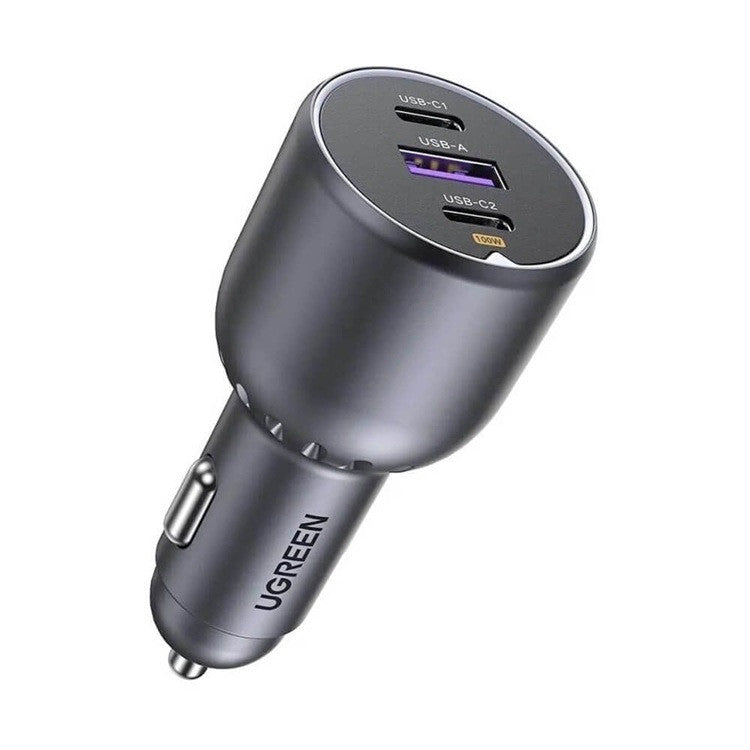 ЗАРЯДНО УСТРОЙСТВО ЗА КОЛА 2xUSB-C+1xUSB A 130W EC705 UGREEN