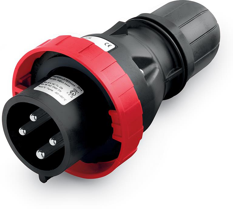 Взривозащитен щепсел 3P+N+Е 16A EX II 2GD IP66 Scame, SCAME, 219.1637