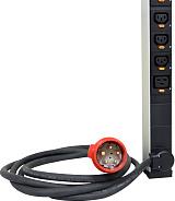 Разклонител iPDU Zero-U 21x C13 + 3x C19, със софтуерно управление, кабел 3м и щепсел 3P+N+E 16A, Legrand, LEGRAND, 646024