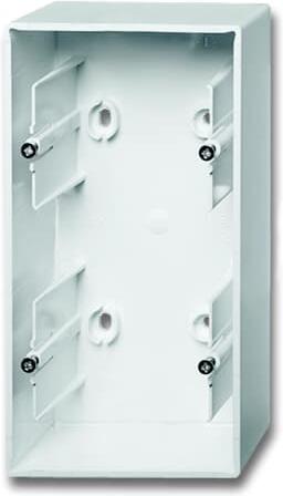 Конзола двойна за открит монтаж цвят БЯЛ Basic 55 ABB, 2CKA001799A0975